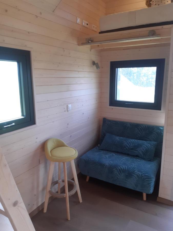 Micro Maison Bois / Tiny House Au Calme Crest Exterior foto