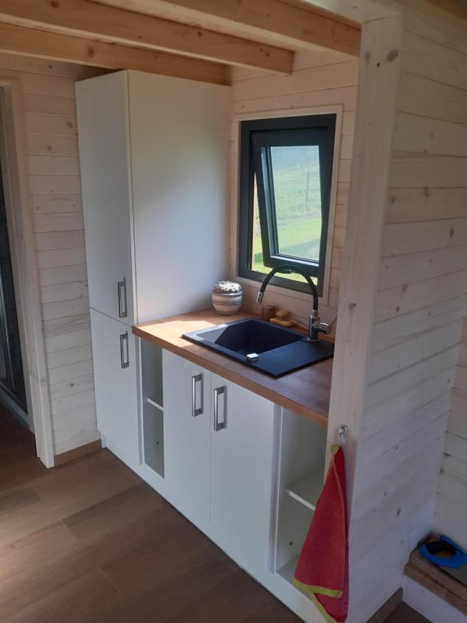 Micro Maison Bois / Tiny House Au Calme Crest Exterior foto